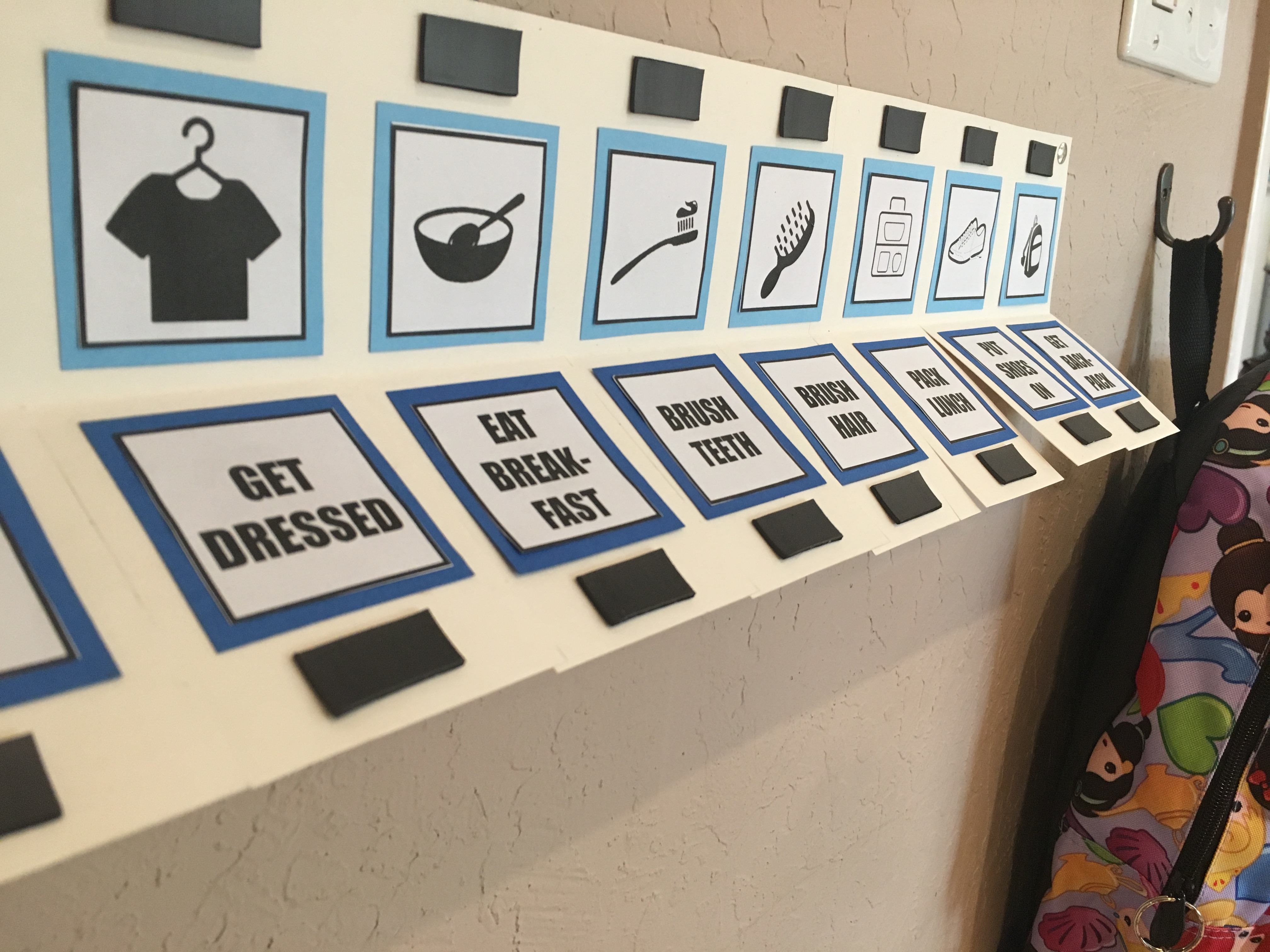 DIY Visual Schedule For Kids – kerricreates