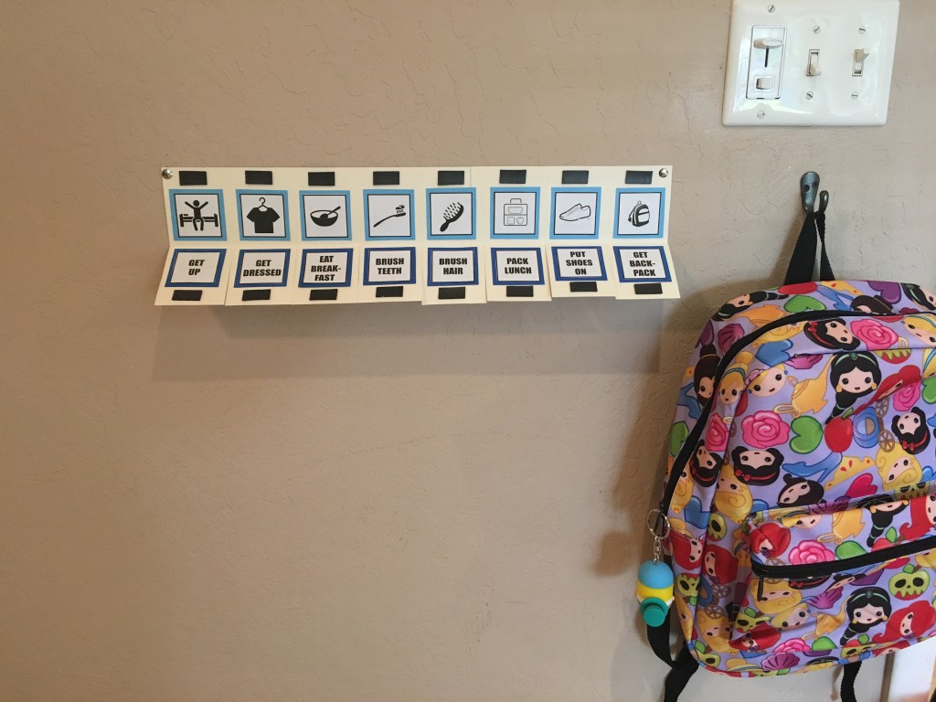 DIY Visual Schedule For Kids – kerricreates